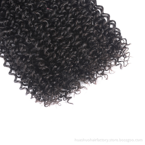 Wholesale Single Donor 10a Grade Raw Unprocessed Virgin Curly Temples Indian Hair Vendor